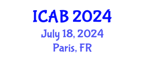 International Conference on Agriculture and Biotechnology (ICAB) July 18, 2024 - Paris, France