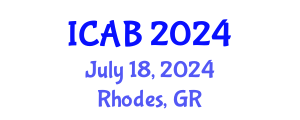 International Conference on Agriculture and Biotechnology (ICAB) July 18, 2024 - Rhodes, Greece