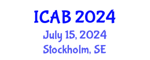 International Conference on Agriculture and Biotechnology (ICAB) July 15, 2024 - Stockholm, Sweden