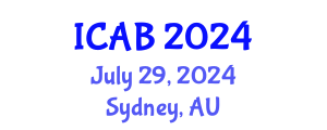 International Conference on Agriculture and Biotechnology (ICAB) July 29, 2024 - Sydney, Australia
