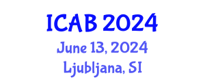 International Conference on Agriculture and Biotechnology (ICAB) June 13, 2024 - Ljubljana, Slovenia