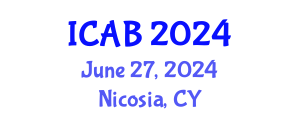 International Conference on Agriculture and Biotechnology (ICAB) June 27, 2024 - Nicosia, Cyprus