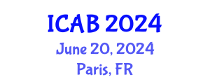 International Conference on Agriculture and Biotechnology (ICAB) June 20, 2024 - Paris, France