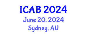 International Conference on Agriculture and Biotechnology (ICAB) June 20, 2024 - Sydney, Australia