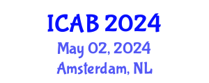 International Conference on Agriculture and Biotechnology (ICAB) May 02, 2024 - Amsterdam, Netherlands