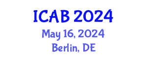 International Conference on Agriculture and Biotechnology (ICAB) May 16, 2024 - Berlin, Germany