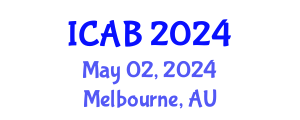 International Conference on Agriculture and Biotechnology (ICAB) May 02, 2024 - Melbourne, Australia