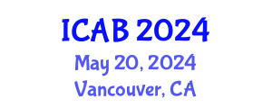 International Conference on Agriculture and Biotechnology (ICAB) May 20, 2024 - Vancouver, Canada