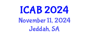 International Conference on Agriculture and Biotechnology (ICAB) November 11, 2024 - Jeddah, Saudi Arabia