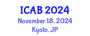 International Conference on Agriculture and Biotechnology (ICAB) November 18, 2024 - Kyoto, Japan
