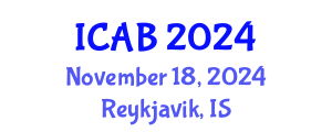 International Conference on Agriculture and Biotechnology (ICAB) November 18, 2024 - Reykjavik, Iceland