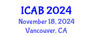 International Conference on Agriculture and Biotechnology (ICAB) November 18, 2024 - Vancouver, Canada