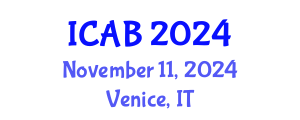 International Conference on Agriculture and Biotechnology (ICAB) November 11, 2024 - Venice, Italy