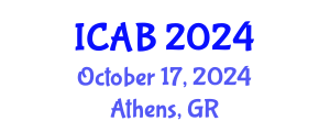 International Conference on Agriculture and Biotechnology (ICAB) October 17, 2024 - Athens, Greece