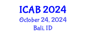 International Conference on Agriculture and Biotechnology (ICAB) October 24, 2024 - Bali, Indonesia