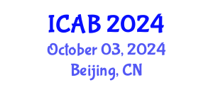 International Conference on Agriculture and Biotechnology (ICAB) October 03, 2024 - Beijing, China