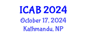 International Conference on Agriculture and Biotechnology (ICAB) October 17, 2024 - Kathmandu, Nepal