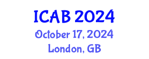 International Conference on Agriculture and Biotechnology (ICAB) October 17, 2024 - London, United Kingdom