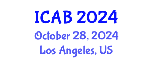 International Conference on Agriculture and Biotechnology (ICAB) October 28, 2024 - Los Angeles, United States