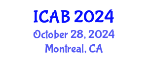 International Conference on Agriculture and Biotechnology (ICAB) October 28, 2024 - Montreal, Canada