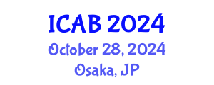 International Conference on Agriculture and Biotechnology (ICAB) October 28, 2024 - Osaka, Japan