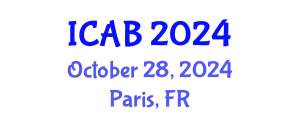 International Conference on Agriculture and Biotechnology (ICAB) October 28, 2024 - Paris, France
