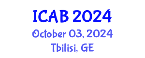 International Conference on Agriculture and Biotechnology (ICAB) October 03, 2024 - Tbilisi, Georgia