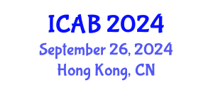 International Conference on Agriculture and Biotechnology (ICAB) September 26, 2024 - Hong Kong, China