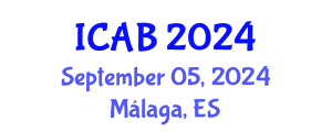 International Conference on Agriculture and Biotechnology (ICAB) September 05, 2024 - Málaga, Spain