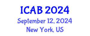 International Conference on Agriculture and Biotechnology (ICAB) September 12, 2024 - New York, United States