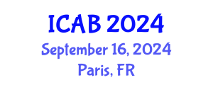 International Conference on Agriculture and Biotechnology (ICAB) September 16, 2024 - Paris, France