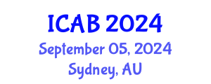 International Conference on Agriculture and Biotechnology (ICAB) September 05, 2024 - Sydney, Australia