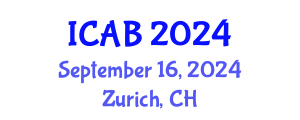 International Conference on Agriculture and Biotechnology (ICAB) September 16, 2024 - Zurich, Switzerland