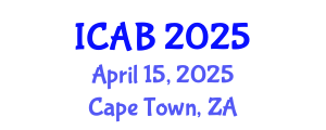 International Conference on Agriculture and Biotechnology (ICAB) April 15, 2025 - Cape Town, South Africa