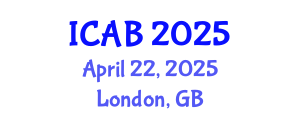 International Conference on Agriculture and Biotechnology (ICAB) April 22, 2025 - London, United Kingdom