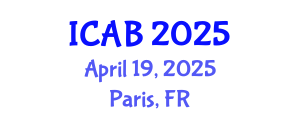 International Conference on Agriculture and Biotechnology (ICAB) April 19, 2025 - Paris, France