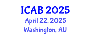 International Conference on Agriculture and Biotechnology (ICAB) April 22, 2025 - Washington, Australia