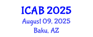 International Conference on Agriculture and Biotechnology (ICAB) August 09, 2025 - Baku, Azerbaijan