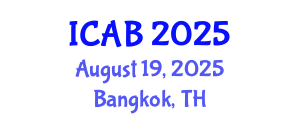 International Conference on Agriculture and Biotechnology (ICAB) August 19, 2025 - Bangkok, Thailand