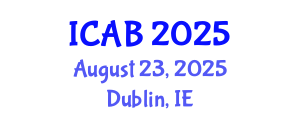 International Conference on Agriculture and Biotechnology (ICAB) August 23, 2025 - Dublin, Ireland