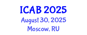 International Conference on Agriculture and Biotechnology (ICAB) August 30, 2025 - Moscow, Russia