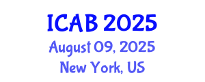 International Conference on Agriculture and Biotechnology (ICAB) August 09, 2025 - New York, United States