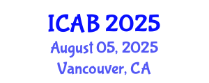 International Conference on Agriculture and Biotechnology (ICAB) August 05, 2025 - Vancouver, Canada