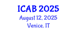 International Conference on Agriculture and Biotechnology (ICAB) August 12, 2025 - Venice, Italy
