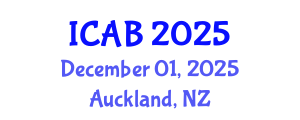 International Conference on Agriculture and Biotechnology (ICAB) December 01, 2025 - Auckland, New Zealand