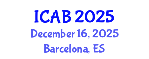 International Conference on Agriculture and Biotechnology (ICAB) December 16, 2025 - Barcelona, Spain