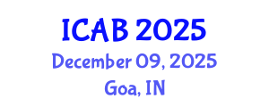 International Conference on Agriculture and Biotechnology (ICAB) December 09, 2025 - Goa, India