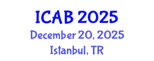 International Conference on Agriculture and Biotechnology (ICAB) December 20, 2025 - Istanbul, Turkey