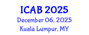 International Conference on Agriculture and Biotechnology (ICAB) December 06, 2025 - Kuala Lumpur, Malaysia