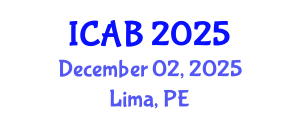 International Conference on Agriculture and Biotechnology (ICAB) December 02, 2025 - Lima, Peru
